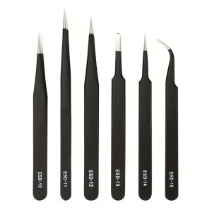 5-Piece Tweezers Set (Craft accessories)