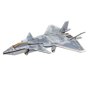 Military Jet (3-D Wooden Puzzle)