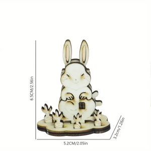 Farm Animals - Rabbit (3-D Wooden Puzzle)